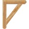 Ekena Millwork Traditional Craftsman Rough Sawn Bracket, Western Red Cedar, 6"W x 38"D x 46"H BKT06X38X46TRA04RWR - alternate 2